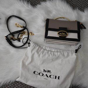 Coach Riley Top Handle 22 in Colorblock